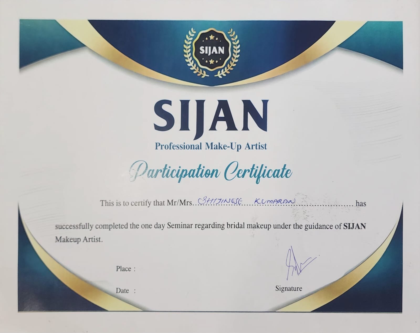 SIJAN Make-Up Artist &ndash; Bridal Makeup Seminar