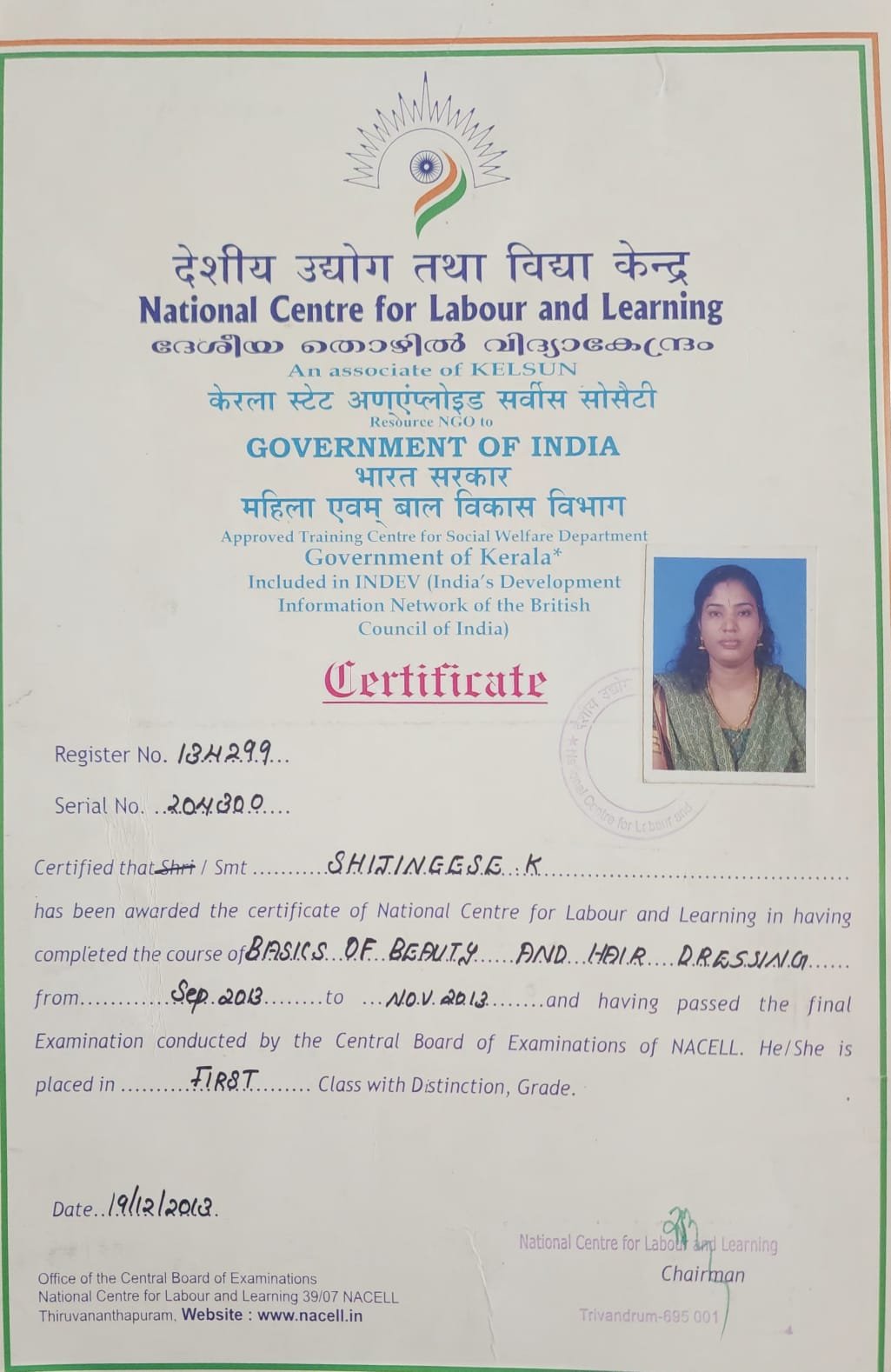 National Centre for Labour & Learning &ndash; Basics of Beauty & Hair Dressing