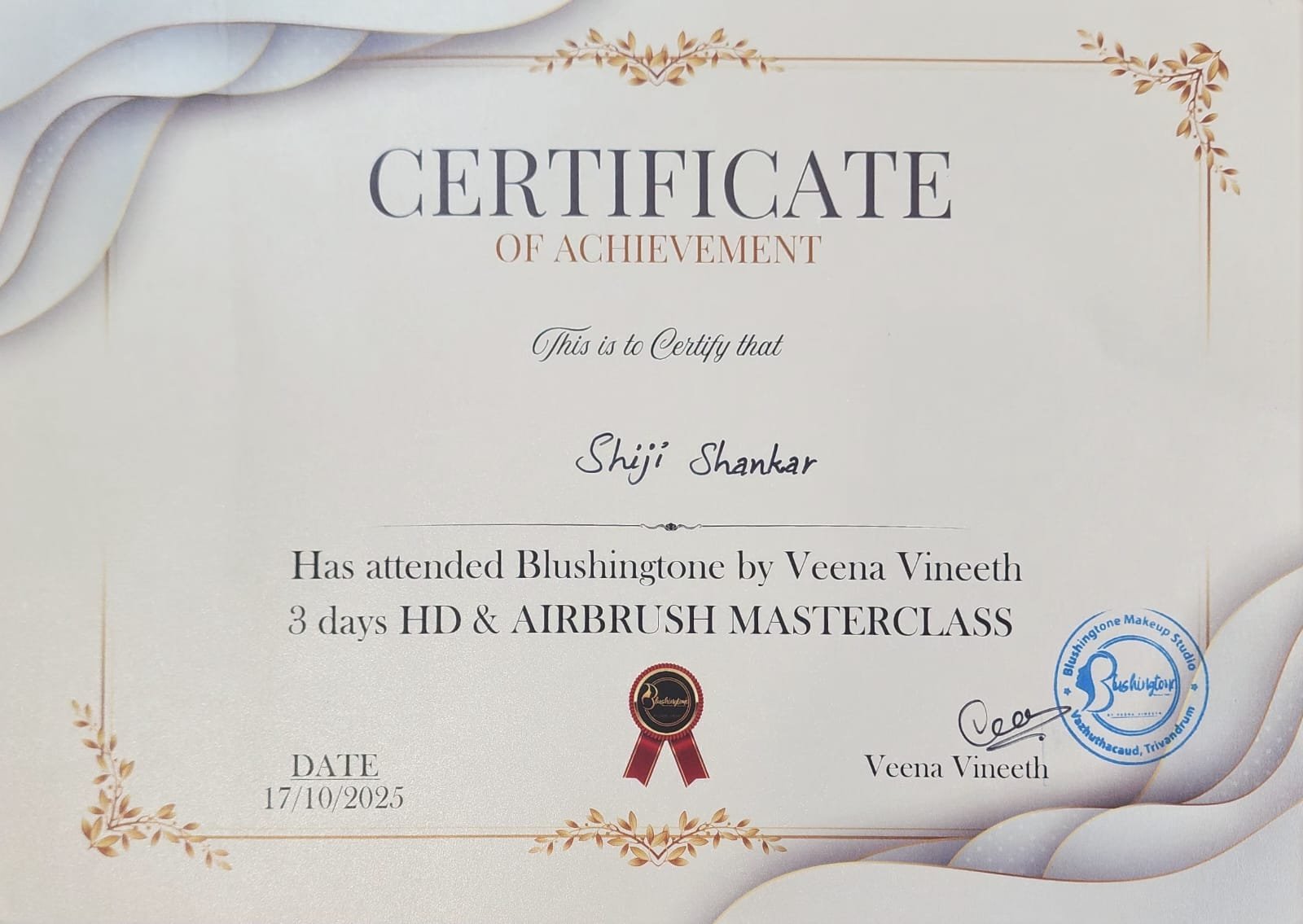 Blushingtone by Veena Vineeth &ndash; HD & Airbrush Masterclass