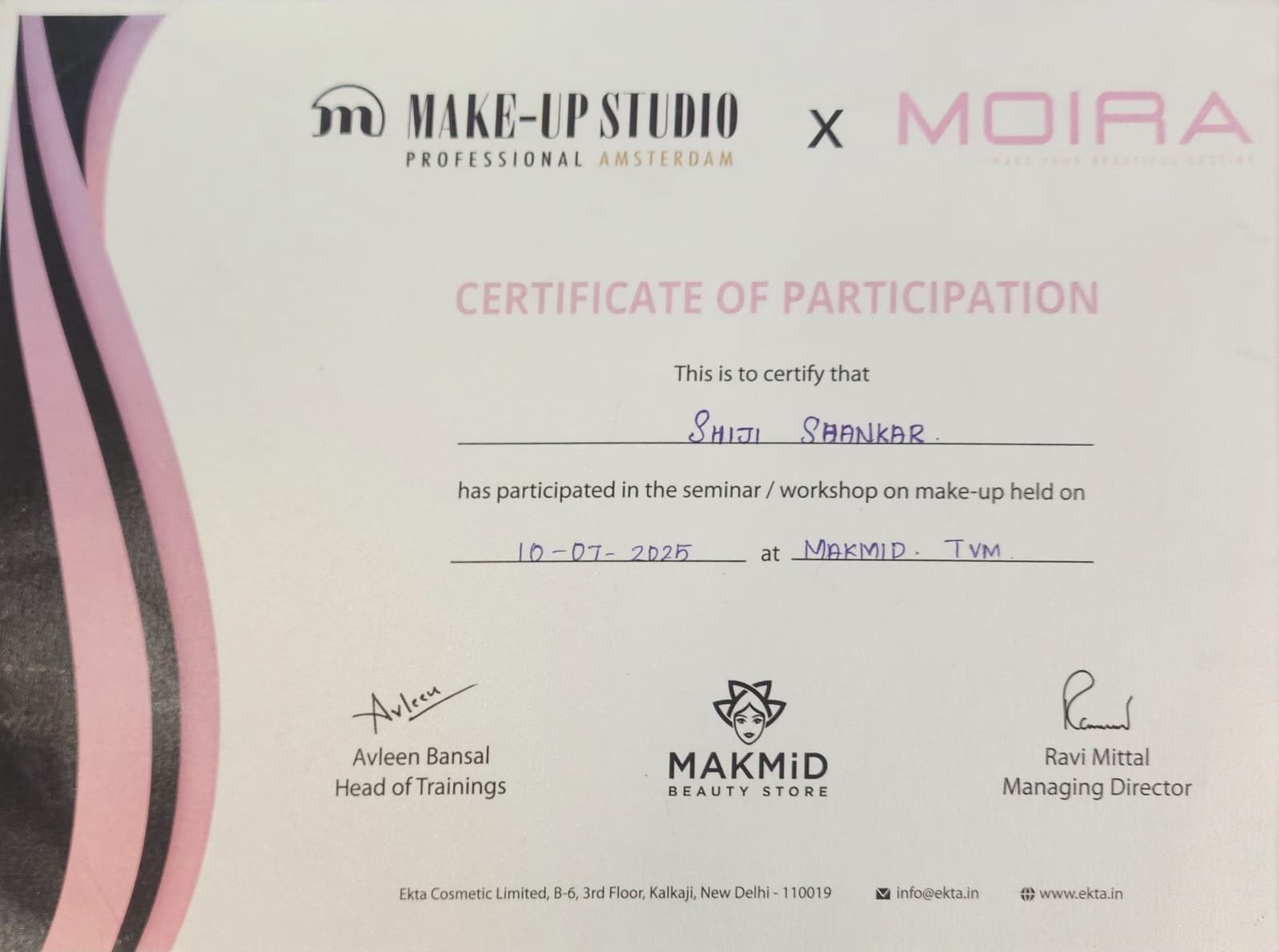 Make-Up Studio Amsterdam x MOIRA &ndash; Professional Make-Up Seminar