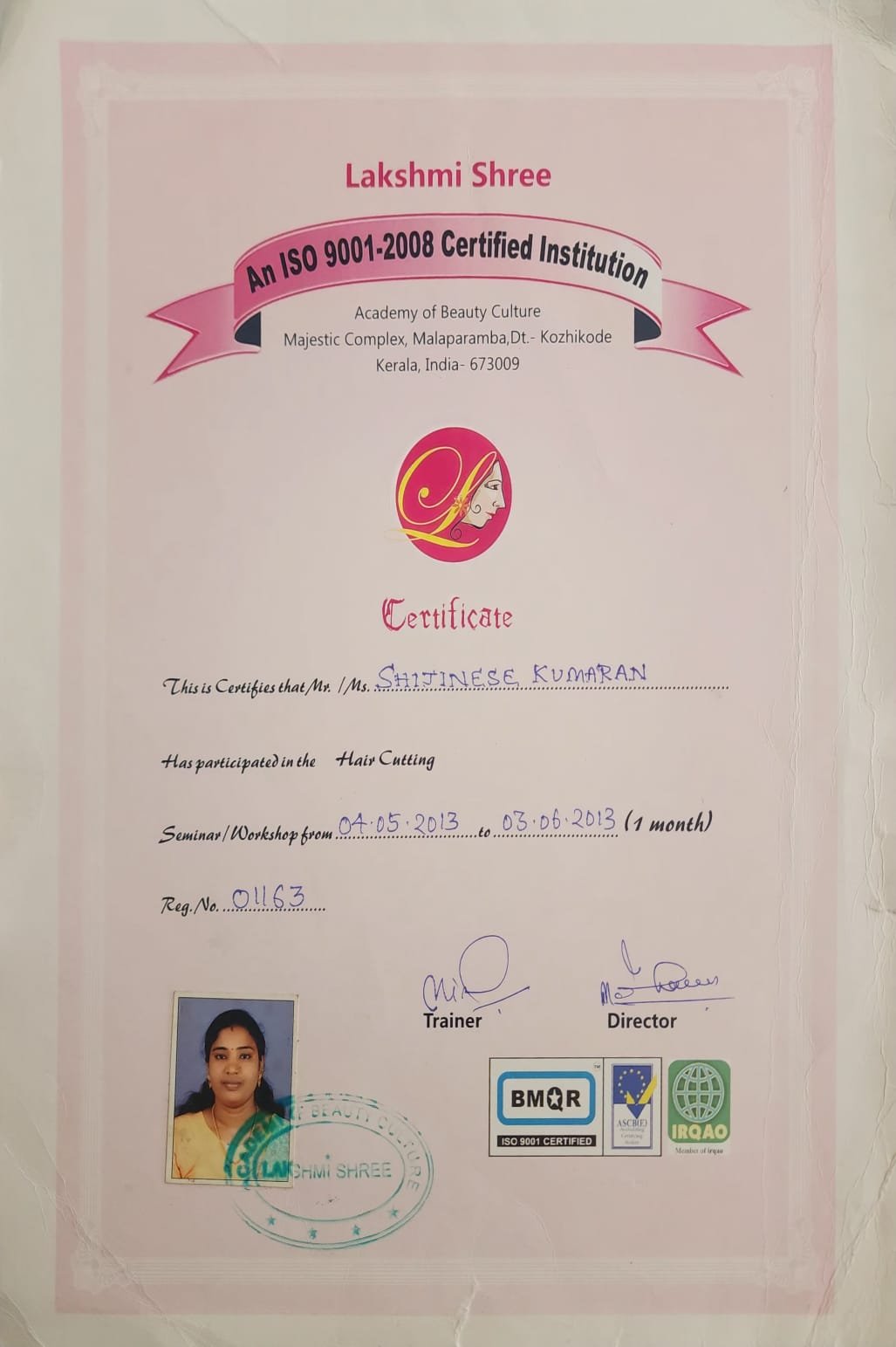 Lakshmi Shree Academy &ndash; Hair Cutting Workshop
