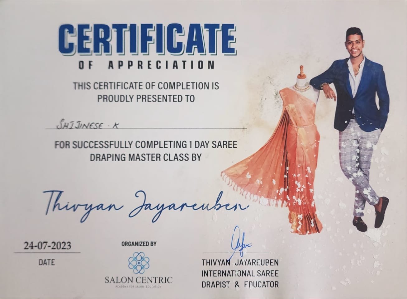 Salon Centric &ndash; Saree Draping Masterclass