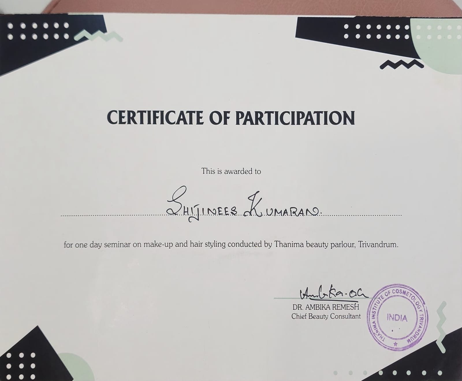 Thanima Beauty Parlour &ndash; Make-Up & Hair Styling Seminar