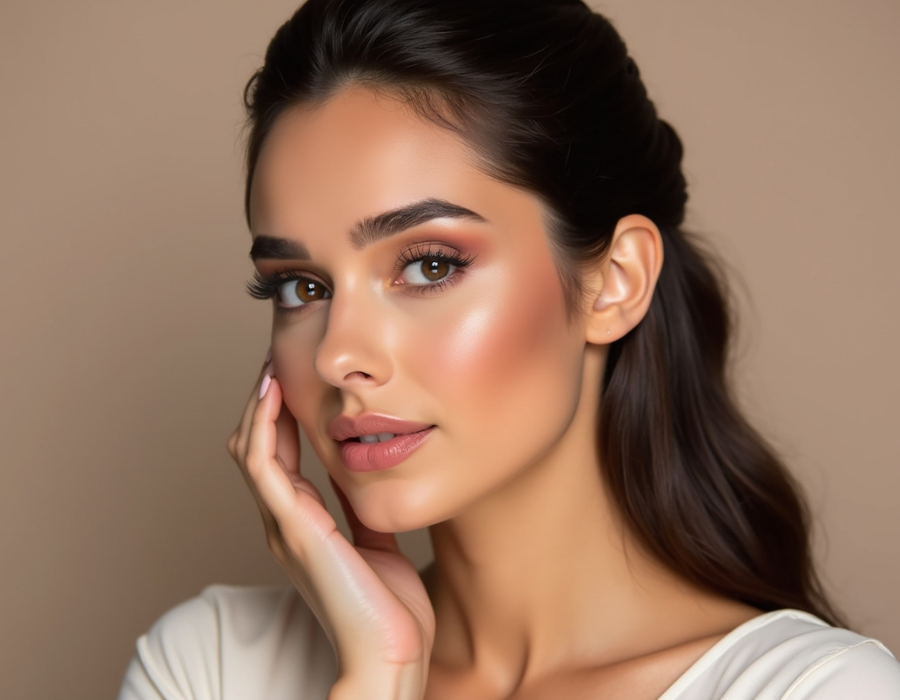 Eyebrow shaping for oval face