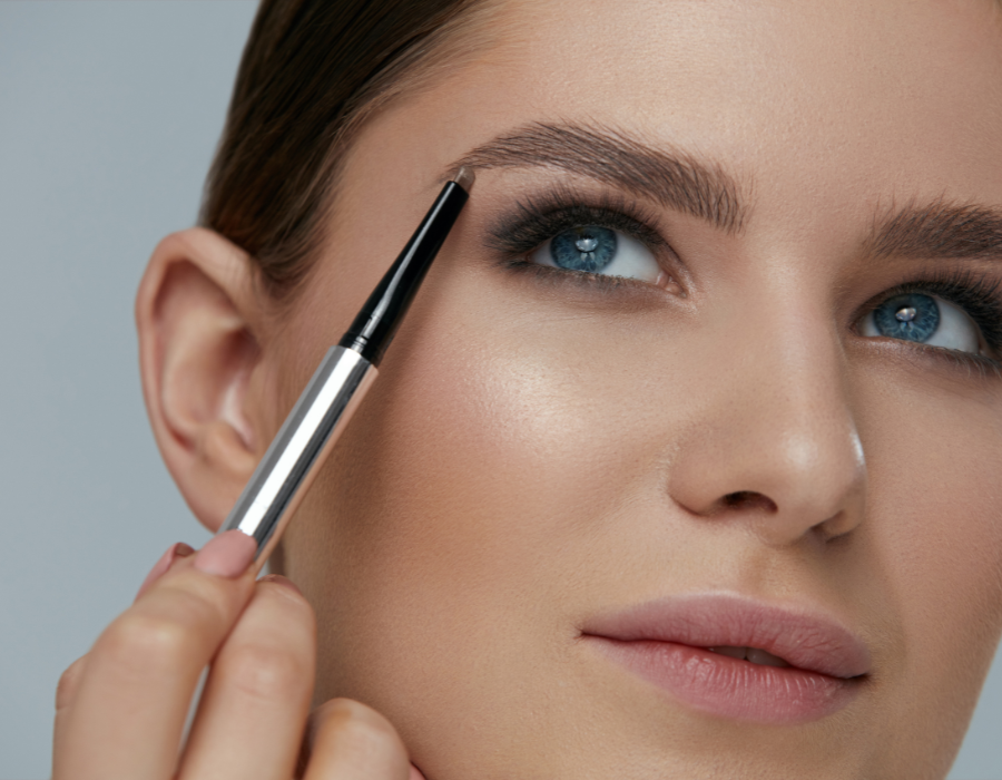 Eyebrow shaping for square face