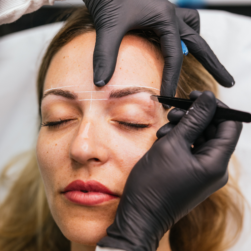 Eyebrow shaping treatment