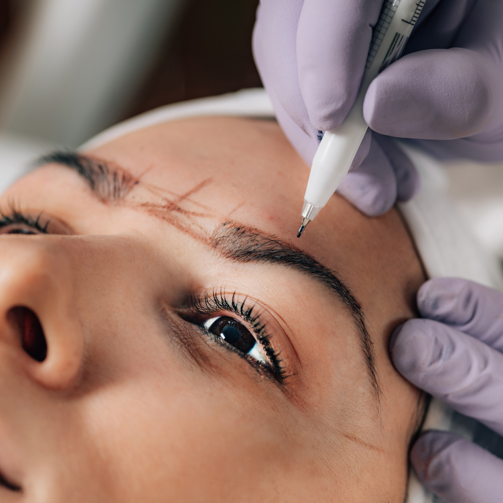 Eyebrow design consultation