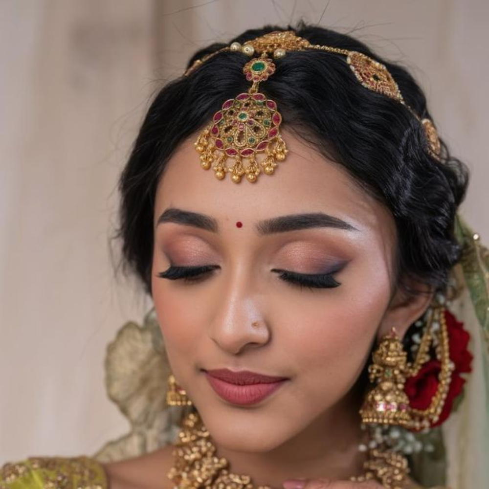 Natural bridal makeup