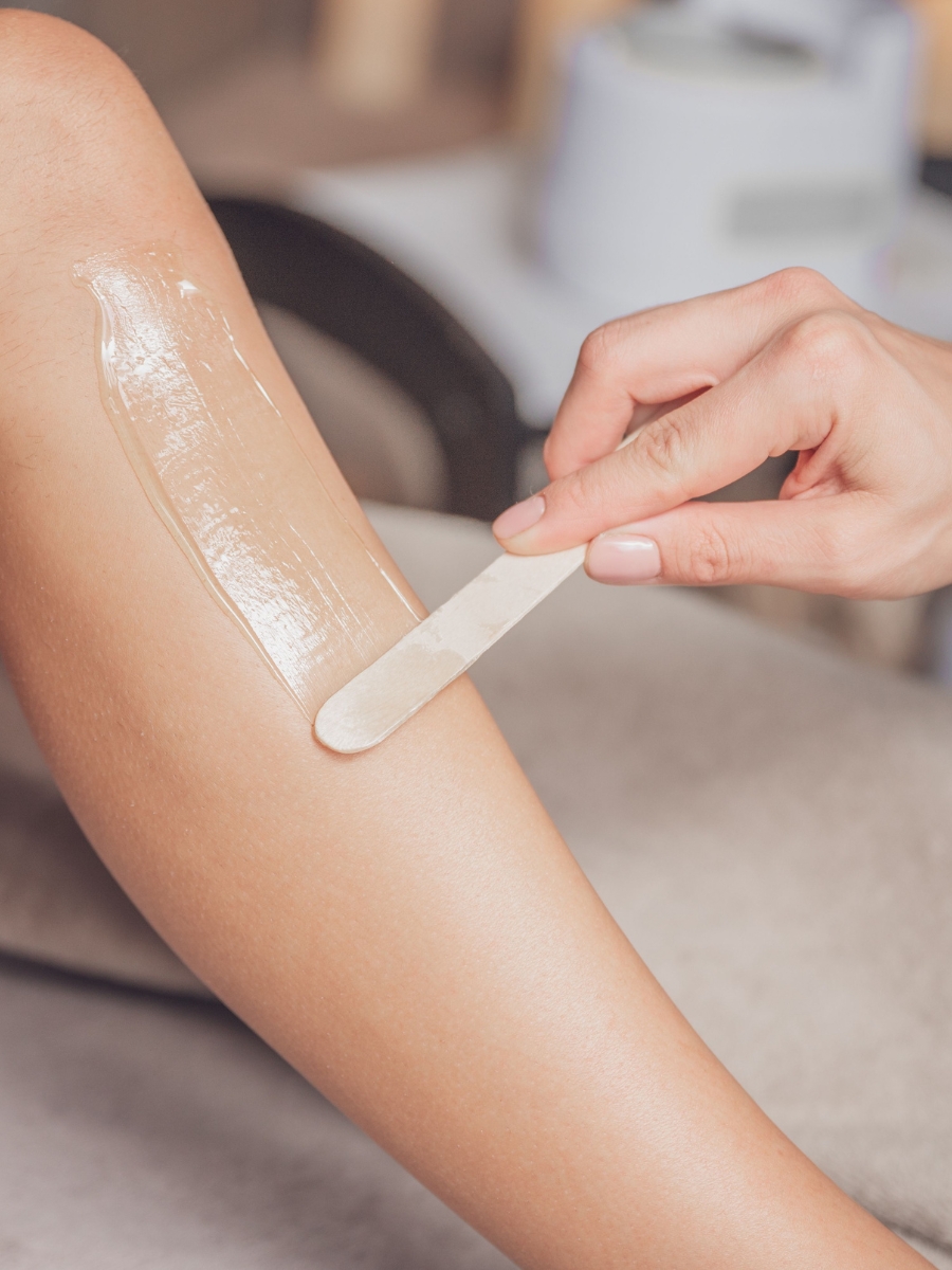 Smooth skin waxing